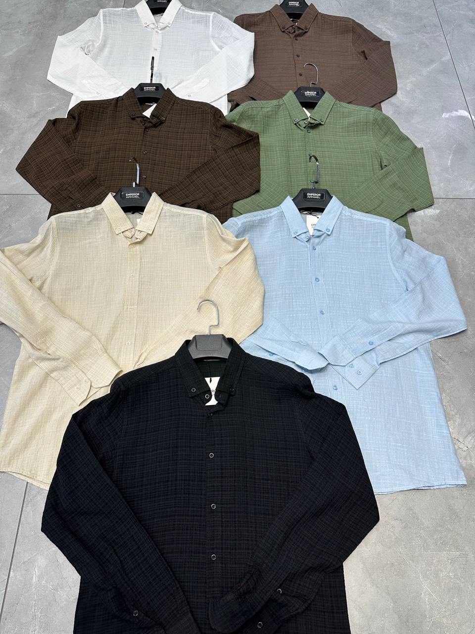 Nefes Alan Slim-Fit Keten Gömlek