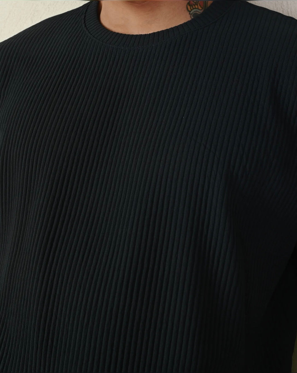 Premium Dokulu Oversize Tişört