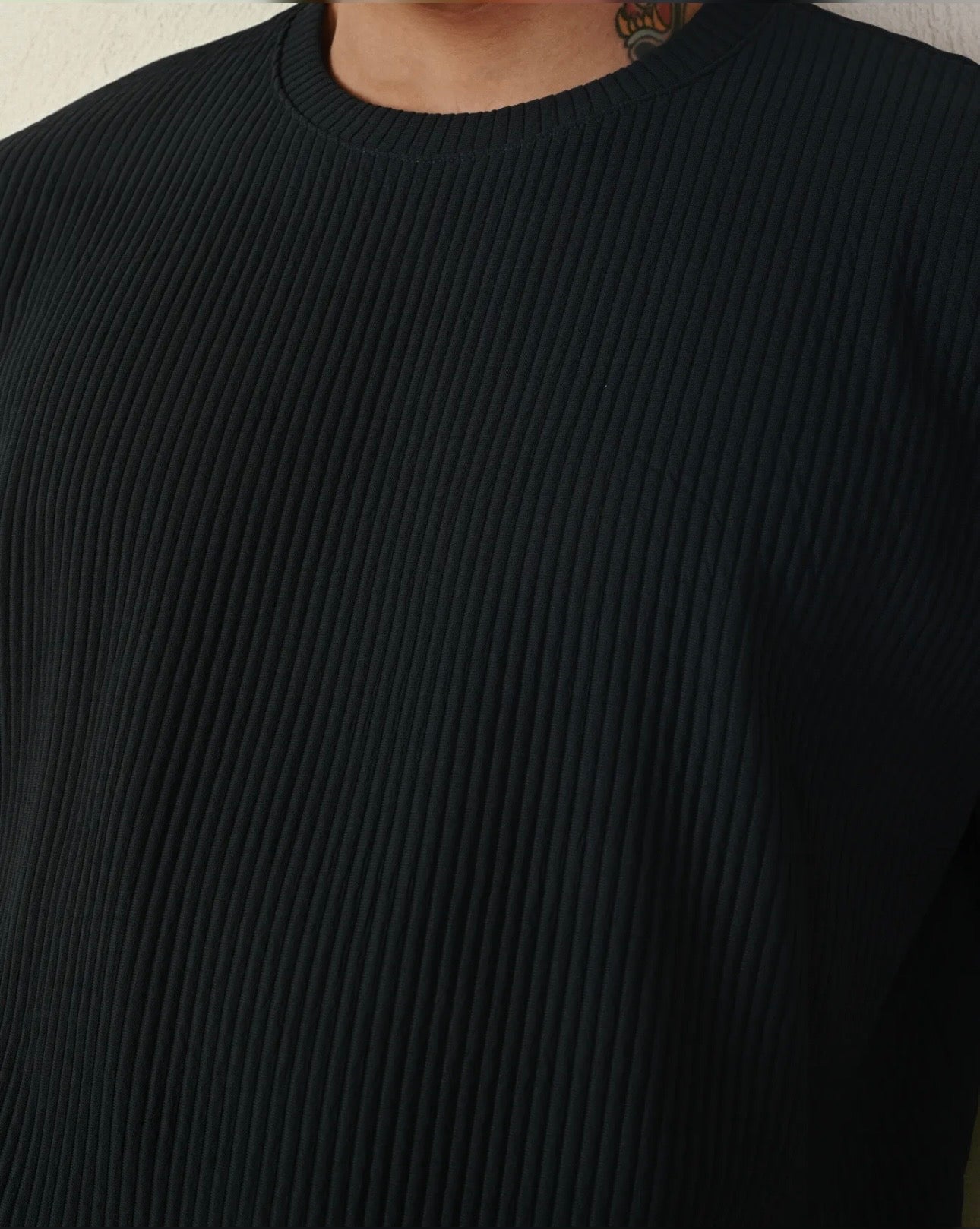 Premium Dokulu Oversize Tişört