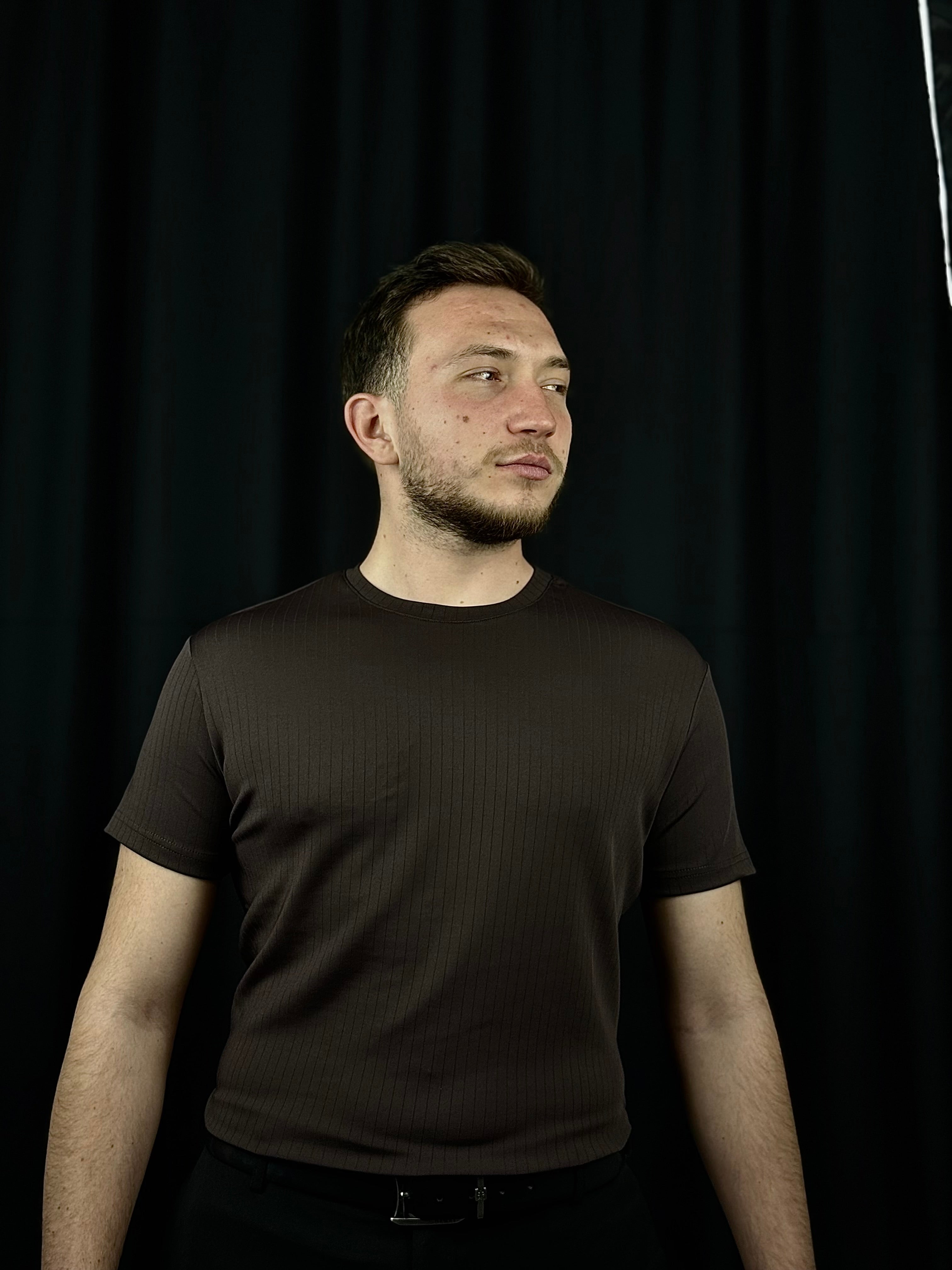 Premium Fitilli "Ribbed" Tişört