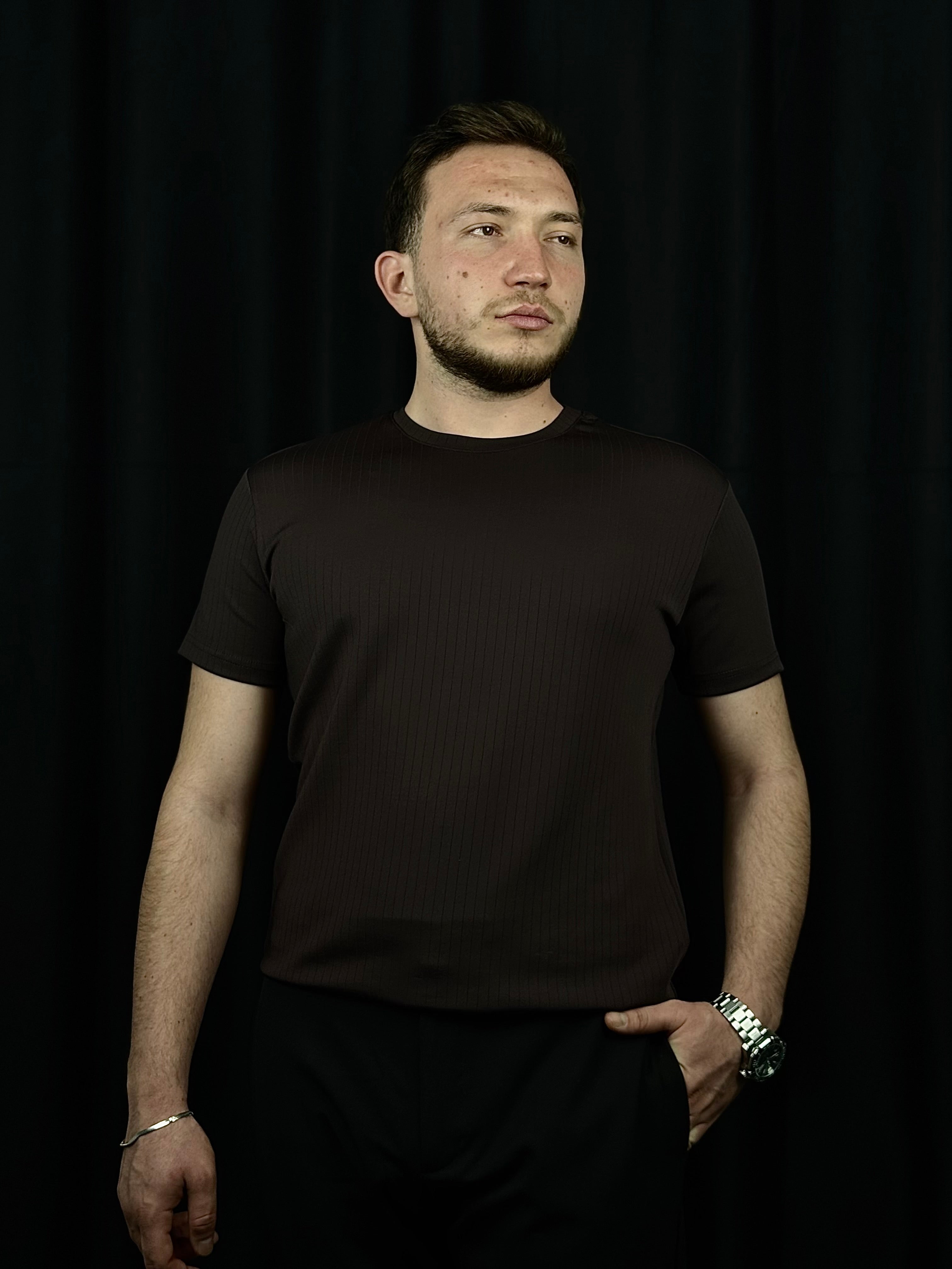 Premium Fitilli "Ribbed" Tişört