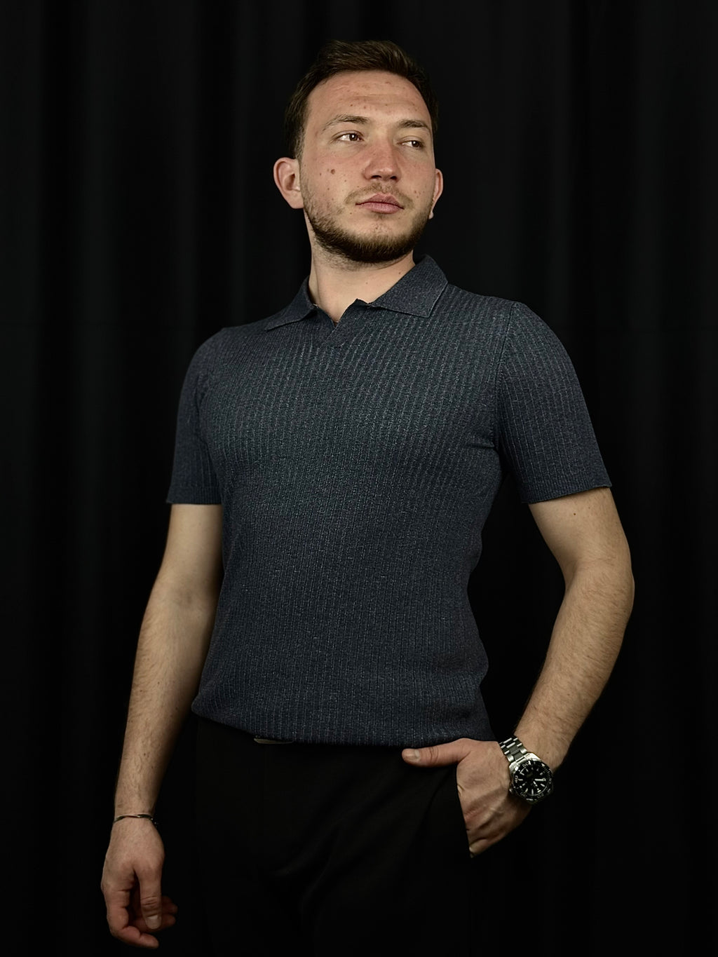Fitilli Polo Tişört